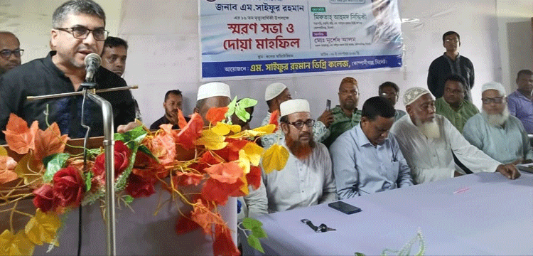 প্রধান উপদেষ্টা পদত্যাগ করবেন না: ফাইজ তাইয়েব আহমেদ