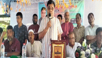 বড়লেখায় এমপি নাসির উদ্দিন আহমেদ মিঠুকে সংবর্ধনা