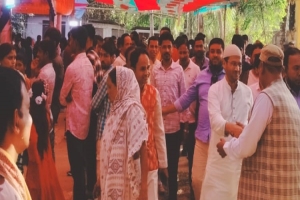 জকিগঞ্জের মুলিকান্দিতে কীর্ত্তনের শেষ দিনে ভক্তদের ঢল