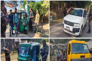 আইনশৃঙ্খলা পরিস্থিতি স্থিতিশীল রাখার বড়লেখায় বিজিবির বিশেষ নিরাপত্তা