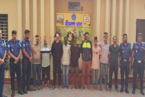 শ্রীমঙ্গলে ছাত্রলীগ নেতা আকাশসহ গ্রেপ্তার ৯