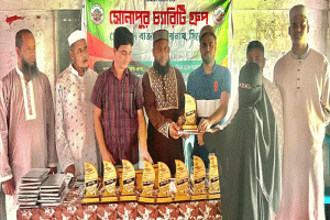 বিশ্বনাথে সোনাপুর চ‍্যারিটি গ্রুপের উদ্যোগে এসএসসি উত্তীর্ণ শিক্ষার্থীদের সংবর্ধনা