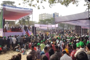 আলিয়ার মাঠে বিএনপির সমাবেশ শুরু