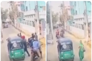 সিলেটে দিনদুপুরে অটোরিকশা আটকিয়ে দুঃসাহসিক ছিনতাই