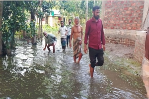 ওসমানীনগরে মহাসড়ক সম্প্রসারণে স্থবির পানিনিষ্কাশন