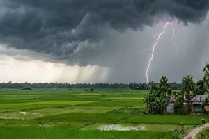 সিলেটে ঝড়ো হাওয়া ও বজ্রসহ বৃষ্টির আভাস