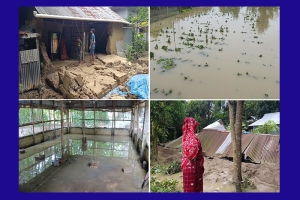 বন্যায় হবিগঞ্জে শত কোটি টাকা ক্ষতি : তথ্য সংশ্লিষ্ট দপ্তরগুলোর
