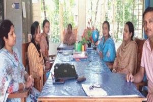 বড়লেখায় তিন দফা দাবিতে সহকারী শিক্ষকদের পূর্ণদিবস কর্মবিরতি