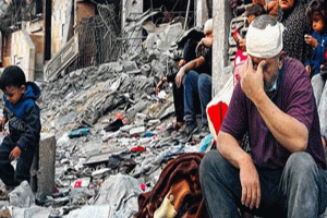 অবরুদ্ধ গাজায় ইসরায়েলের বিমান হামলায় নিহত ৪৫