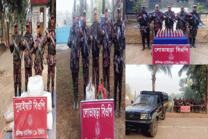 জৈন্তাপুর–কানাইঘাট সীমান্তে ভারতীয় মদ ও গরুসহ চোরাচালানি পণ্য জব্দ