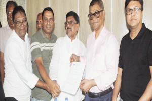 বিপুল উৎসাহ-উদ্দীপনায় বাজুস সিলেট জেলা শাখার মনোনয়নপত্র দাখিল