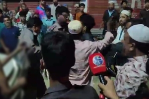 সিলেটে দায়িত্ব পালনকালে পুলিশ সদস্যকে থাপ্পড়