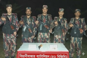 ​বড়লেখায় ভারতীয় রিভলবার ও কার্তুজ উদ্ধার