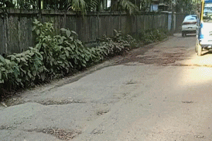 ওসমানীনগরে বেহাল সড়কে দুর্ভোগে হাজারো মানুষ