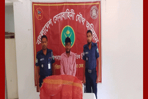 মাধবপুরে সেনা অভিযানে মাদক কারবারি আটক