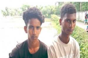 কুলাউড়ায় স্থানীয়দের সহযোগীতায় দুই ছিনতাইকারী আটক