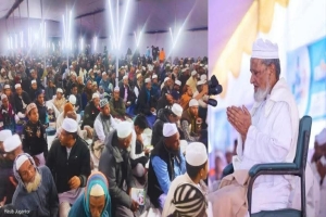 জকিগঞ্জে আল্লামা বালাউটি ছাহেব (রহ.)-এর ঈসালে সাওয়াব মাহফিলে মানুষের ঢল