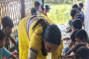 কুলাউড়ায় চা বাগানের দুই শতাধিক খুদে শিক্ষার্থীর জন্য ব্যতিক্রমী ঈদ আয়োজন