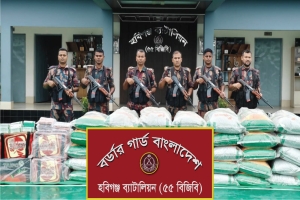 মাধবপুরে ট্রাকভর্তি পাথর সরিয়ে মিলল বিপুল পরিমাণ ভারতীয় জিরা ও ওষুধ