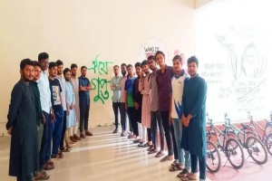 শাবিপ্রবিতে ক্যাম্পাসের দেয়ালে লেখা, ক্যামেরায় জবাব