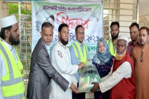 ওসমানীনগরে নকশী বাংলা ফাউন্ডেশনের রমাদান ফুড প্যাক বিতরণ