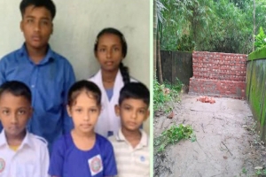 ওসমানীনগরে আ.লীগের দুই গ্রুপের দ্বন্দ্বে চলাচলের পথে দেওয়াল নির্মাণ