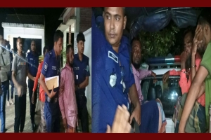 সুনামগঞ্জে অবৈধ শাড়ি ও বাল্কহেডসহ নৌকা জব্দ,৩ চোরাকারবারি গ্রেফতার