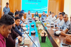 নবীগঞ্জে প্রেসক্লাবের সাংবাদিকদের সঙ্গে নবাগত ইউএনও এর মতবিনিময়