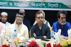 সিলেটের উন্নয়নে দলমত নির্বিশেষে ঐক্যবদ্ধ থাকার ঘোষণা মন্ত্রী মুক্তাদির ও হাবিবুর রহমানের