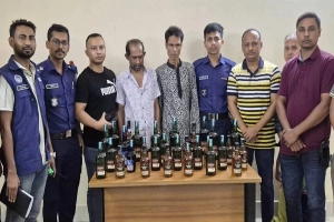 হবিগঞ্জে ‘হোম ডেলিভারি’ মাদক চক্রের ৪ সদস্য গ্রেপ্তার