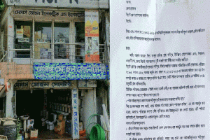 ওসমানীনগরে যৌথ সম্পত্তির টাকা জালিয়াতির মাধ্যমে এককভাবে আত্মসাত