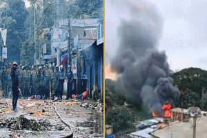 নবীগঞ্জে শতাধিক দোকানপাট ভাঙচুর, নিহত ১ : ১৪৪ ধারা জারি