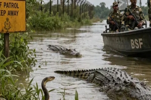 সীমান্তে অনুপ্রবেশ ঠেকাতে সাপ-কুমির ব্যবহারের পরিকল্পনা