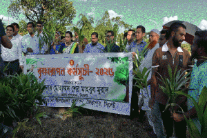 জৈন্তাপুরে ১০ হাজার বৃক্ষ রোপনের মাধ্যমে কর্মসূচির উদ্বোধন