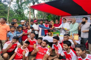 মমিনুল মউজদীন স্মৃতি ফুটবল লীগের ফাইনাল খেলা অনুষ্ঠিত