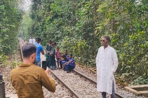লাউয়াছড়া জাতীয় উদ্যান: সৌন্দর্যের আড়ালে রেললাইন যেন এক মরণফাঁদ