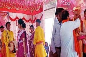 কমলগঞ্জে চা-শ্রমিকদের প্রধান ধর্মীয় উৎসব ফাগুয়া উৎসবের উদ্বোধন