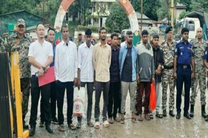 ভারতে কারাভোগ শেষে তামাবিল দিয়ে দেশে ফিরলেন ৭ বাংলাদেশি