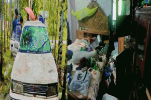 জকিগঞ্জে ডাকাতি শেষে ফেলে যাওয়া কার জব্দ করলো পুলিশ