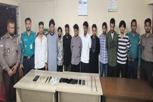 সিলেটে অপহরণ ও মুক্তিপণ চক্রের ১০ জন গ্রেফতার, ভিকটিম উদ্ধার
