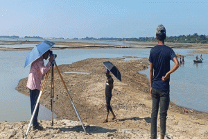 শাল্লায় হাওর বাঁধ নির্মাণে ধীরগতি, শঙ্কায় বোরো ফসল