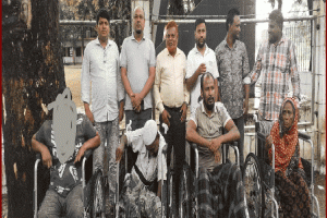 কোম্পানীগঞ্জে শারীরিক প্রতিবন্ধীদের মাঝে হুইলচেয়ার বিতরণ