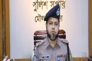 মৌলভীবাজারে নবাগত পুলিশ সুপারের যোগদান
