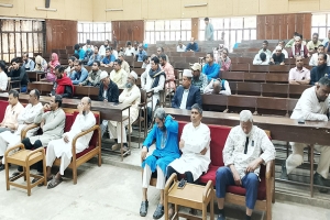 শাবিপ্রবিতে মাতৃভাষা দিবসের অনুষ্ঠানে শিক্ষার্থীদের খরা