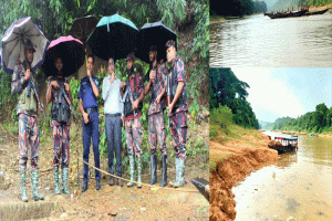 জৈন্তাপুরে ইজারা বহির্ভূত স্থান থেকে বালু উত্তোলন: লাখ টাকা জরিমানা