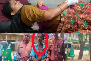 গোয়াইনঘাটে পারিবারিক কলহে স্ত্রীকে দা দিয়ে কুপিয়ে জখম