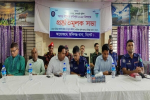 জকিগঞ্জে শারদীয় দুর্গাপূজা নির্বিঘ্নে উদযাপনে পুলিশের প্রস্তুতিমূলক সভা