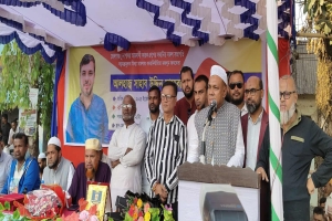 ভোলাগঞ্জ চুনাপাথর আমদানিকারক গ্রুপের সভাপতিকে গণসংবর্ধনা