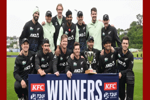 ওয়েস্ট ইন্ডিজেকে হারিয়ে সিরিজ নিশ্চিত নিউজিল্যান্ড